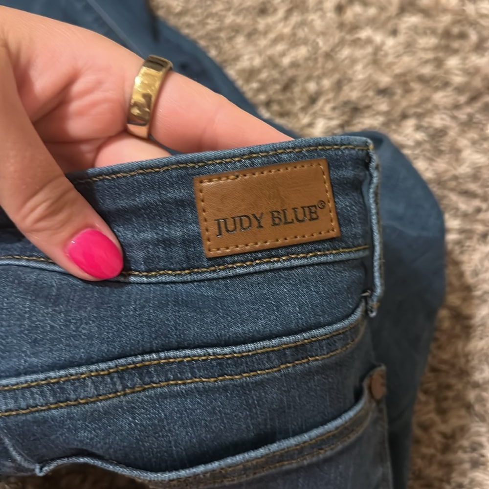 Judy Blue Relaxed Fit Blue Jeans 5 / 27 Long - Picture 3 of 10
